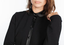 Load image into Gallery viewer, Fleece Jersey Dress in Black